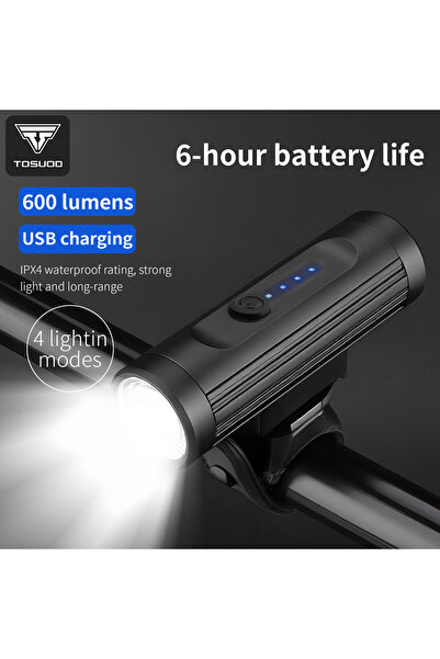 Choice 600 lumens TOSUOD Scooter Headlight 600 Lumens 2500mAh IPX4 Waterproof...