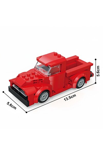 Choice13 in bag Red Car Blocks Knew Built Sports Rally Car Building Blocks: D...
