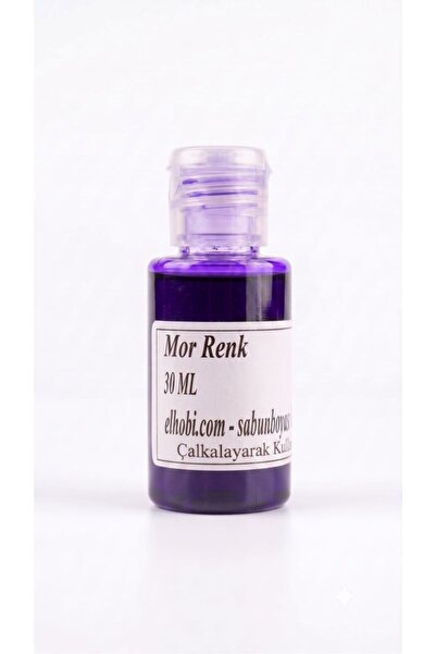 shop 1 adet Sabun Boyası veya Renklendirici - Mor - 30 ML