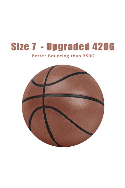 Choice10 Size 7-Upgraded 420G Silent Basketball Size 7#(29.5")6#/5# Dribbling...