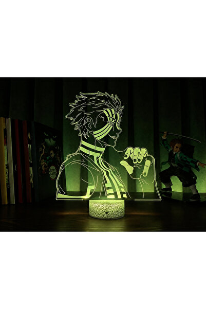 PETRADESIGN Demon Slayer - Akaza Anime Masa Lambası