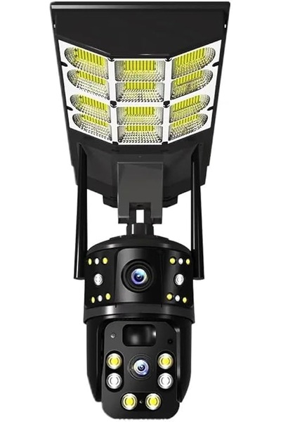 Primo Plus Denx Solar powered surveillance camera, 240 lumens illumination wi...