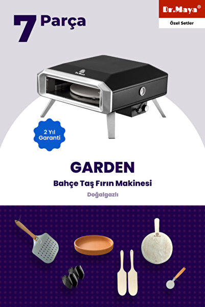 Dr.Maya Sofram Bahçede Seti - 7 Parça | Garden Bahçe Taş Fırın Makinesi (Doğa...