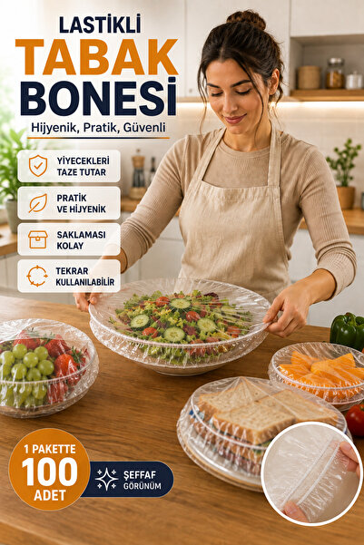 38 MBM 100 'LÜ LASTİKLİ TABAK BONESİ