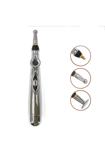 Choice1 3 heads-OPP 2/5 Heads Electric Acupuncture Point Massage Pen Meridian...