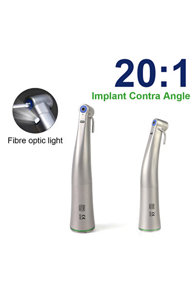 Choice XSG20L Dental 20:1 Implant Contra Angle Fiber Optic Low Speed Handpiec...