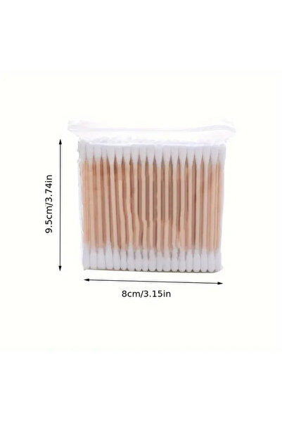 Choice1 100PCS 2000/1000pcs Double-Headed Wooden Cotton Swabs Unscented for M...