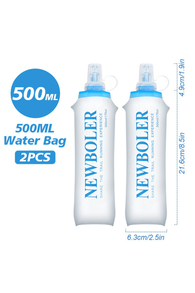 Choice BOT003-2PCS NEWBOLER 1.5L 2L 3L Outdoor Sport Camping Water Bladder Ru...