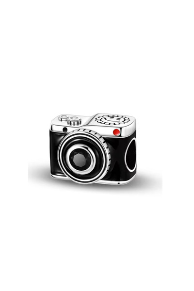 Choice22 B5898 925 Silver Black Bag Camera Charm Bead Pink Robot Coffee Penda...