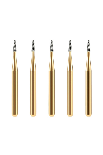 Choice FG7214 5pcs Dental Tungsten Carbide Burs Bur Drill for High Speed Hand...