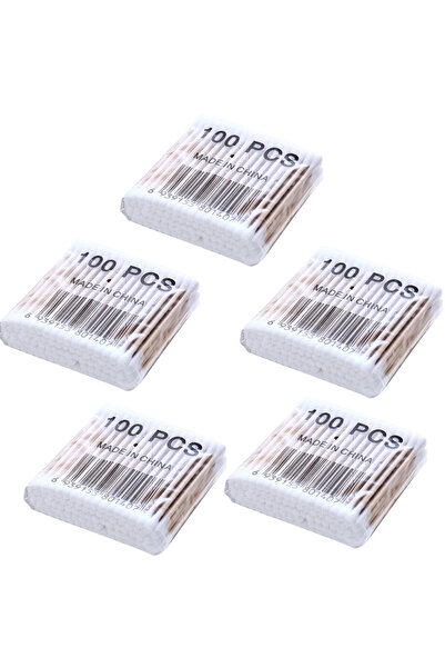 choice2 500pcs 500/100 Round Headed Cotton Swabs Double Round Headed Cotton S...