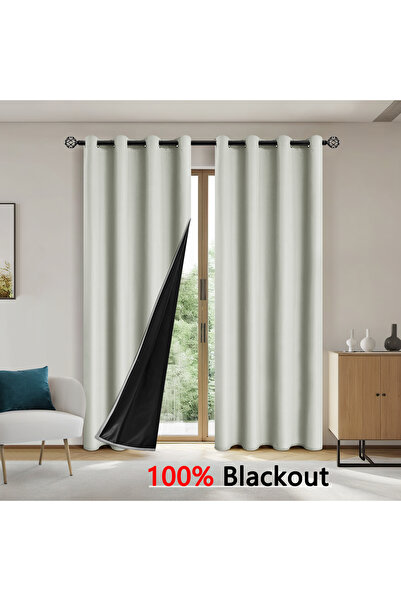 Choice غطاء علوي بحلقة معدنية عرض 300 سم × ارتفاع 260 سم، قطعة واحدة بيج، قطع...