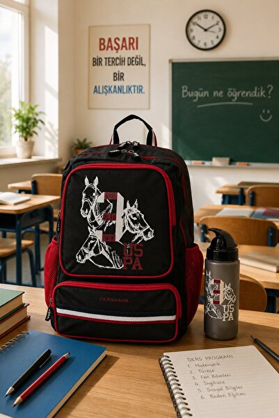 U.S. Polo Assn. U.S. Polo. Assn. Erkek Çocuk Okul Çanta Seti PLSET2420903