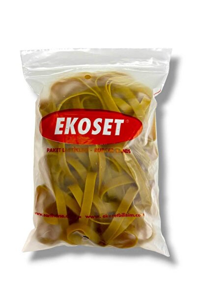 ekoset Geniş Kauçuk Paket Ambalaj Kasa Lastiği 130x10mm 100 Adet