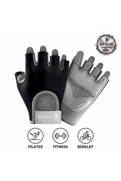 Alazpay Anti-Sweat Half Finger Fitness Yoga Pilates Cycling Palm Non-Slip Sil...