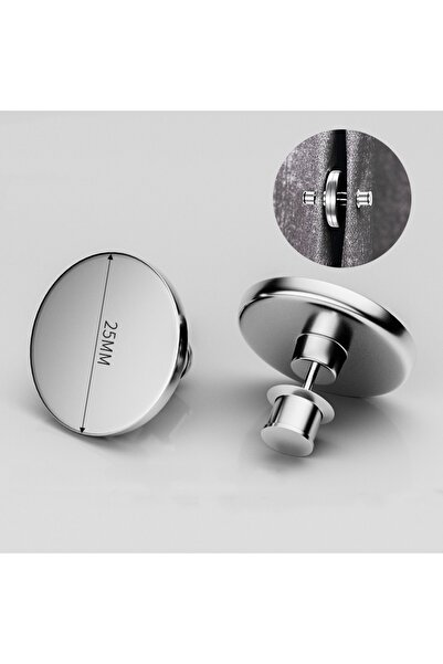 Choice14 12pairs 25mm 1-12 Pairs Curtain Magnetic Button Nail Free Detachable...