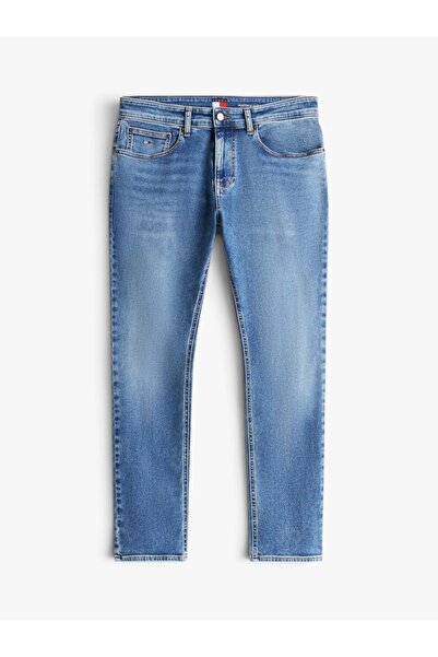 Tommy Hilfiger Austin Slim Tprd Bi0234 Co Men's Blue Denim Trousers - Dm0Dm21353
