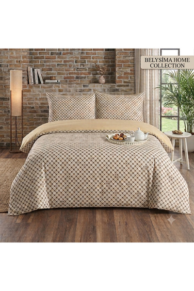 SENLİFE Belysima Cotton Double Duvet Cover Set