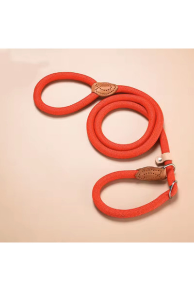 Choice3 0.8cmX180cm Red New Dog Leash Slip Rope Lead Leash Heavy Duty Braided...