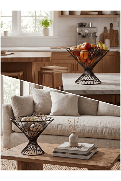 AKSWSUAR Metal black basket