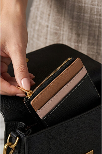 Mazel Design 583 محفظة نسائية متعددة الأقسام، مزودة بسحاب وحماية RFID، وحاملة...