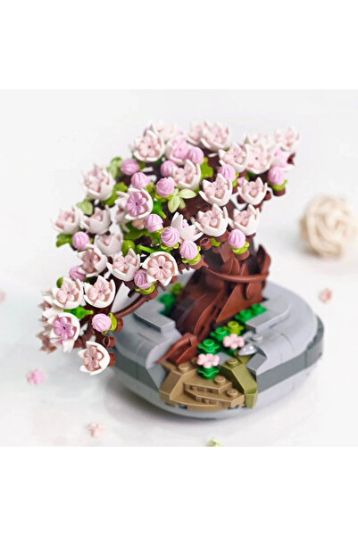 Vagon Lz1661 Loz Eternal Flowers Series - Pink Sakura Cherry Tree 426 Piece B...