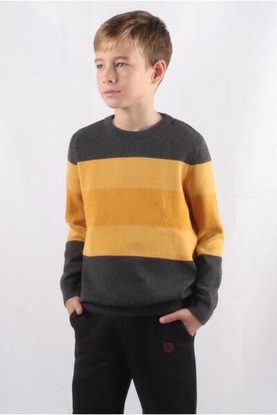 ALEXANDERGARDI SPECIAL COLLECTION COLOR BLOCKED CHILDREN'S KNITWEAR SWEATER (...