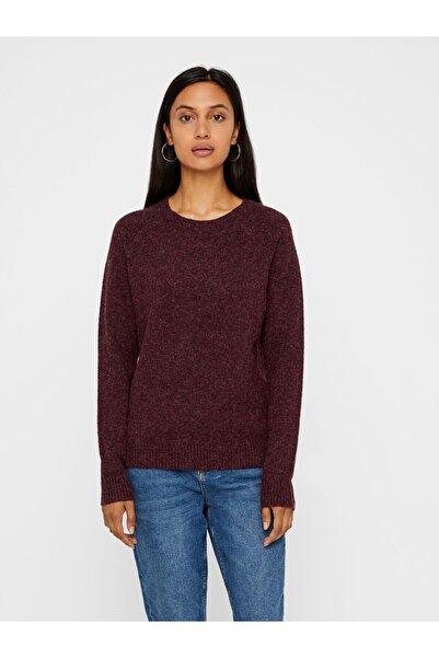 Vero Moda Melange-Pullover mit Rundhalsausschnitt für Damen VMDOFFY