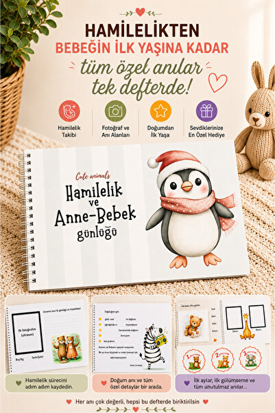 Lodos Hamilelikten Bebeğin İlk Yaşına Tüm Anılarınız Tek Defterde (Hediyelik ...
