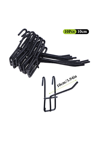 Choice 10cm Black 10Pcs Durable 5/10/15/20cm Screen Hooks 3.3mm Thickness Sup...