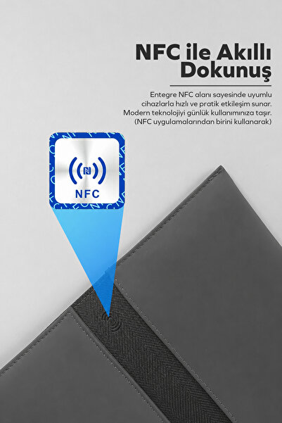 woyax S-Touch 15-16 İnç NFC Özellikli Slikon Süet MacBook Kılıfı iPad Tablet Laptop Çantası Su Geçirmez El Çantası