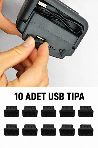 emrebilisim Usb Portlar Ile Uyumlu Toz Ve Kir Önleyici Usb Soket Koruyucu Tıp...