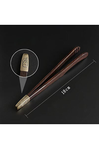 Choice 1pc Sandalwood anti drop tea clip Wooden Tweezer Teacup Clip Non-slip ...