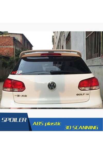 Universal Volkswagen Golf 6 Bagaj Üstü Spoiler Abs Plastik 2009-2012