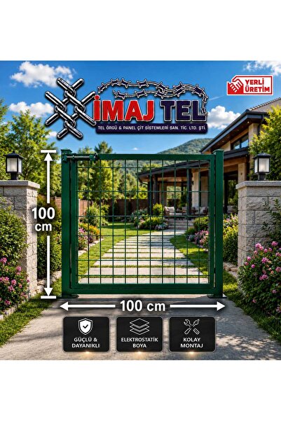 İMAJ TEL ÖRGÜ & PANEL ÇİT SİSTEMLERİ Panel Çit Yeşil Kapı /Panel Çit Kanatlı ...
