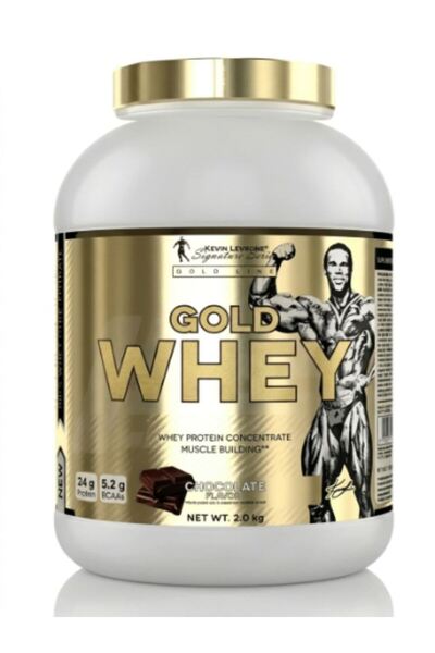 kevin levrone بروتين مصل اللبن الذهبي 100%، بنكهة الشوكولاتة، 2 كجم، بروتين م...