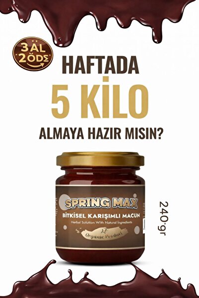 SPRİNGMAX Özel iştah açıcı kilo-aldirici Pekmez Vitamin Arı Sütü Bitkisel Org...