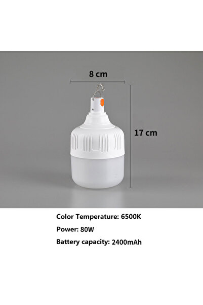 Choice 80W Rechargeable LED Camping Light Camp Rechargeable Emergency USB LED...