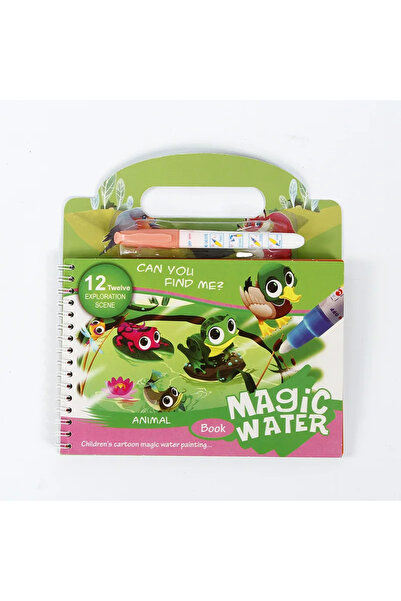 Choice3 Frog Magic Water Drawing Book - Reusable Montessori Toddler Toy, Mess...