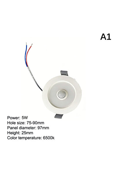 choice2 JETTING 5W 〔YY32〕Body Motion Sensor Spot LED Downlight Lamparas 220V ...