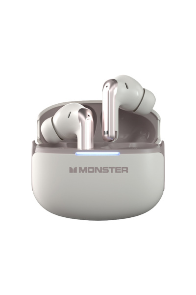 Choice1 White MONSTER AURA FIT D02 In-ear Wireless Bluetooth Headphones, Ergo...