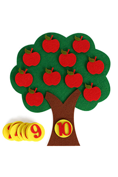 Choice Apple tree 4 Styles Available Fruit Tree Puzzle Felt Children Early Ed...