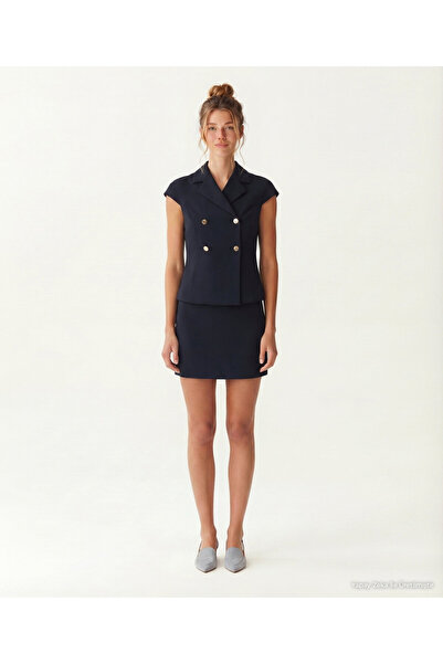 Yargıcı Tailored Jacket Lapel Collar Short Sleeve Jacket