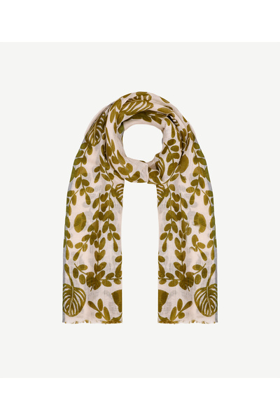 Yargıcı Leaf Patterned Shawl