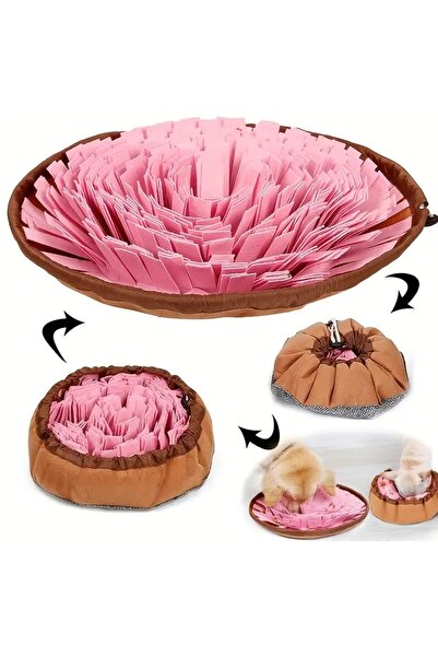Choice Fen Washable Felt Pet Sniffing Pad Foldable Dog Slow Feeding Mat Toy D...