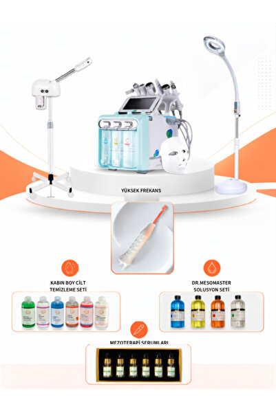HYDRACOLOR Toplam 9 Fonksiyon Hydrafacial Vapozon Buhar (AMERİKAN CİLT BAKIM ...