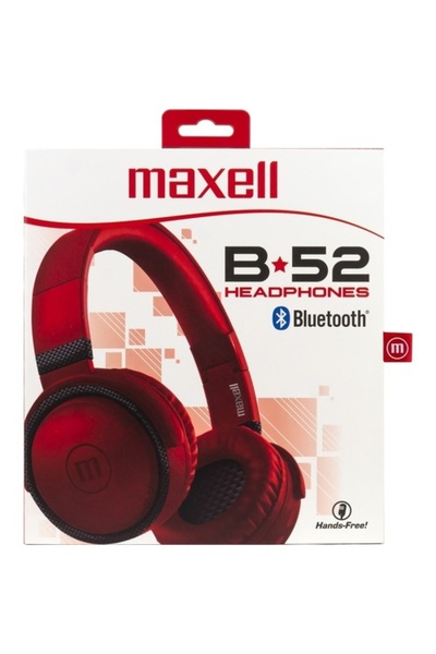 Maxell Mla B52 Kulaküstü Kablolu Kulaklık Siyah-Kırmızı