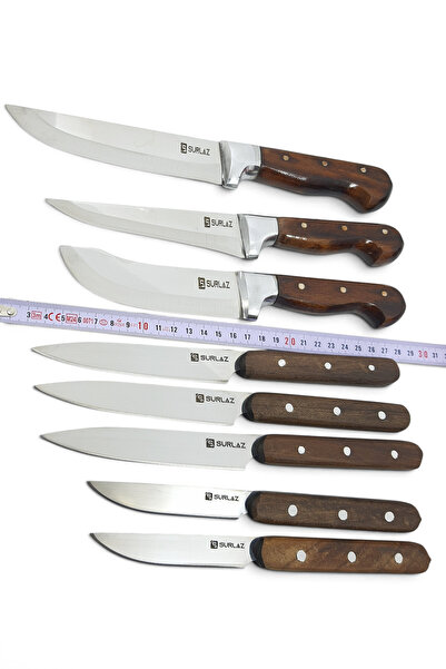 SürLaz Handmade 8 Parça Bıçak Seti Çeyizlik