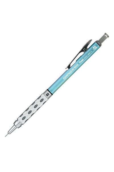 Pentel 0.5 Metal Gövdeli Gizli Uç Teknik Çizim Ve Yazı Versatil Kalem Mavi Pg...