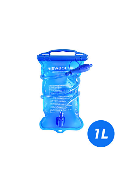 choice2 حقيبة مياه BOT241-BLU-1L NEWBOLER سعة 1 لتر، حقيبة ترطيب وتخزين الميا...